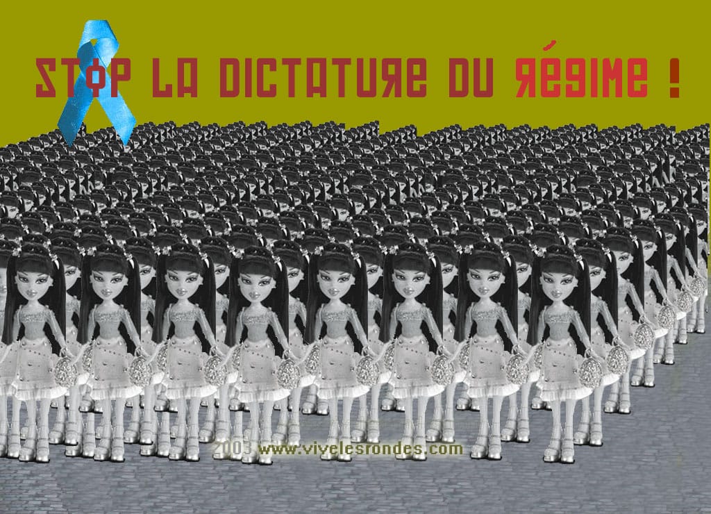 Stop la dictature du régime