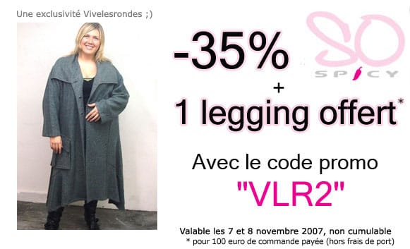 -35% + 1 legging  avec le code : VLR2