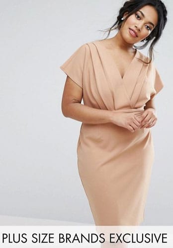 robe rose grande taille