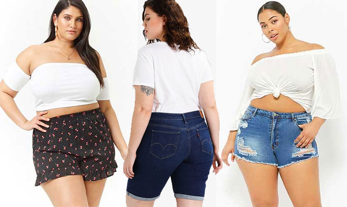 Shorts grande taille