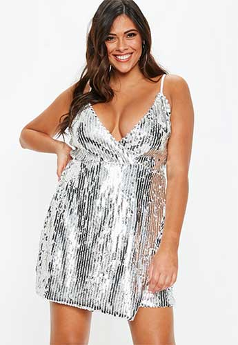 robe sequin grande taille